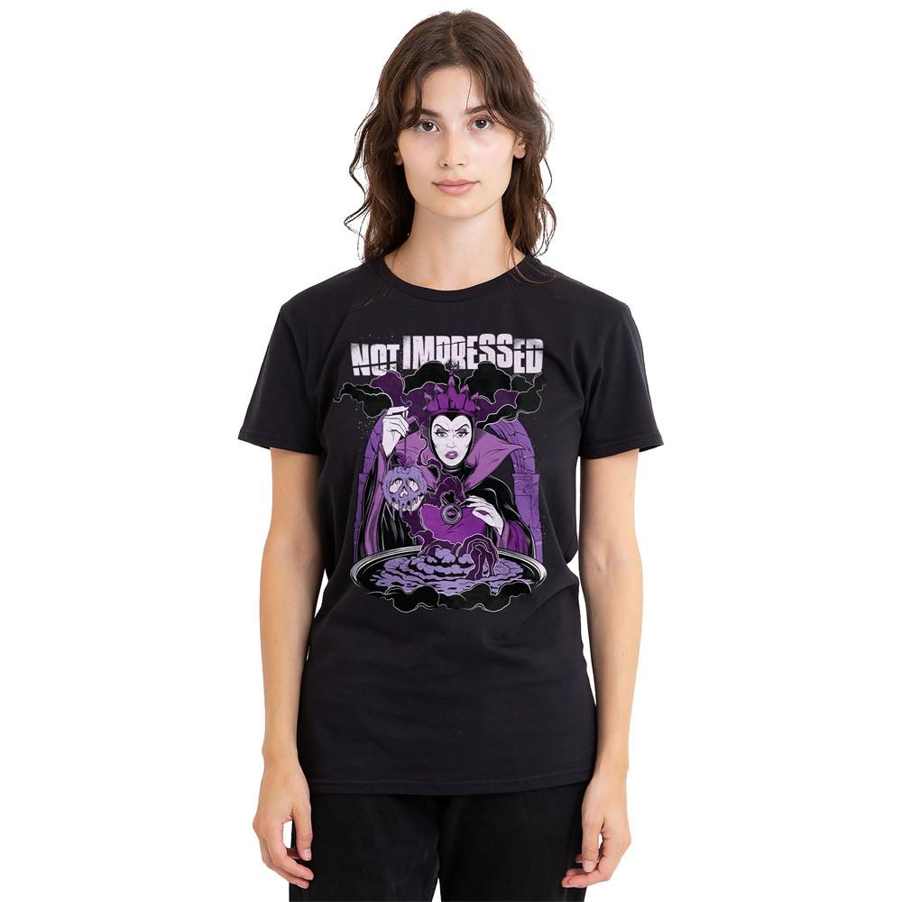 Disney Villains The Evil Queen Is Not Impressed Snow White T-Shirt S-2XL Black XXXXL