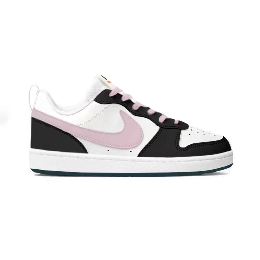 Nike Court Borough Blackberry Cheese Synthetic Leather, Leather Slip Resistant Abrasion Resistant Low top BQ5448-017(Team1069-)