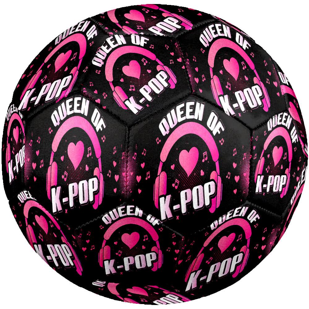 1pc Queen Kpop Size 5 Soccer Ball Professional Match Training Football Indoor &Outdoor Sports Ball Lightweight Durable c6564