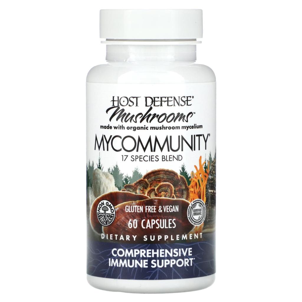 Mycommunity, 17 types of comprehensive mushroom complex, 60 Veggie Capsules