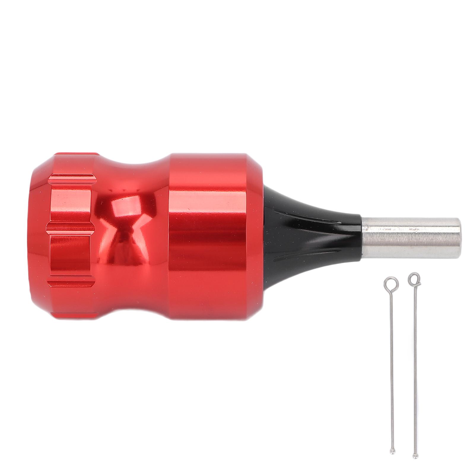 

1.3 X 3.1 дюйма Картридж Тату Грип Сплав Регулируемая Ручка для Тату Машинки с 3.3 дюйма 3.5 дюйма Приводом красный