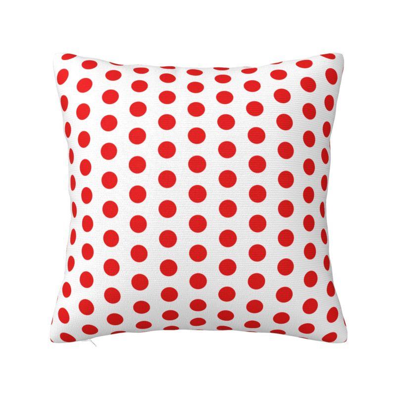 Green And Black Polka Dot Cushion Cover x cm Polyester Soft Throw Pillow Case For Sofa Car Living Room Decoration Pillowcase