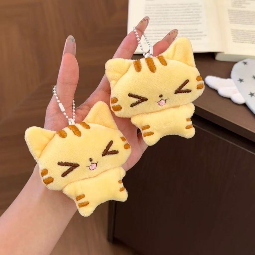 Vintage Cartoon Cat Plush Toy With Pp Cotton Filling For Kids And Collectors