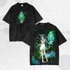 Saya No Uta Washed T Shirt Year Round Clothing New Model Unisex Plus Size Personality Clothes High-end Luxury Couples Breathable