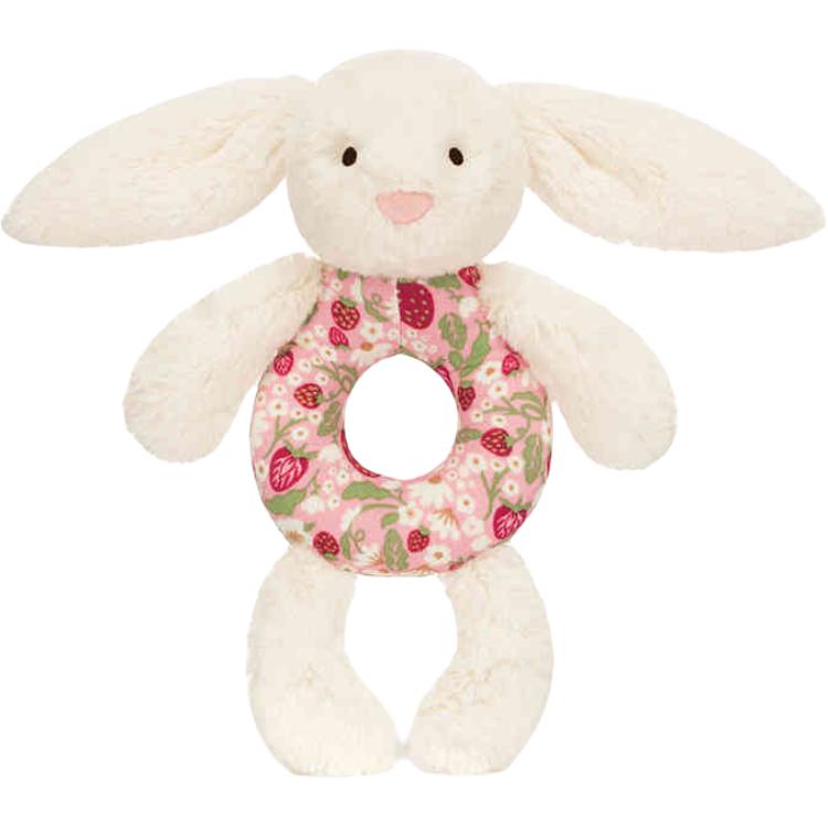 

JELLYCAT Коллекция Зайчиков Цветочная Ткань Слоновая Кость, Белый Колокольчик Rei Dolls Плюшевая Кукла 18 см Высотой слоновая кость