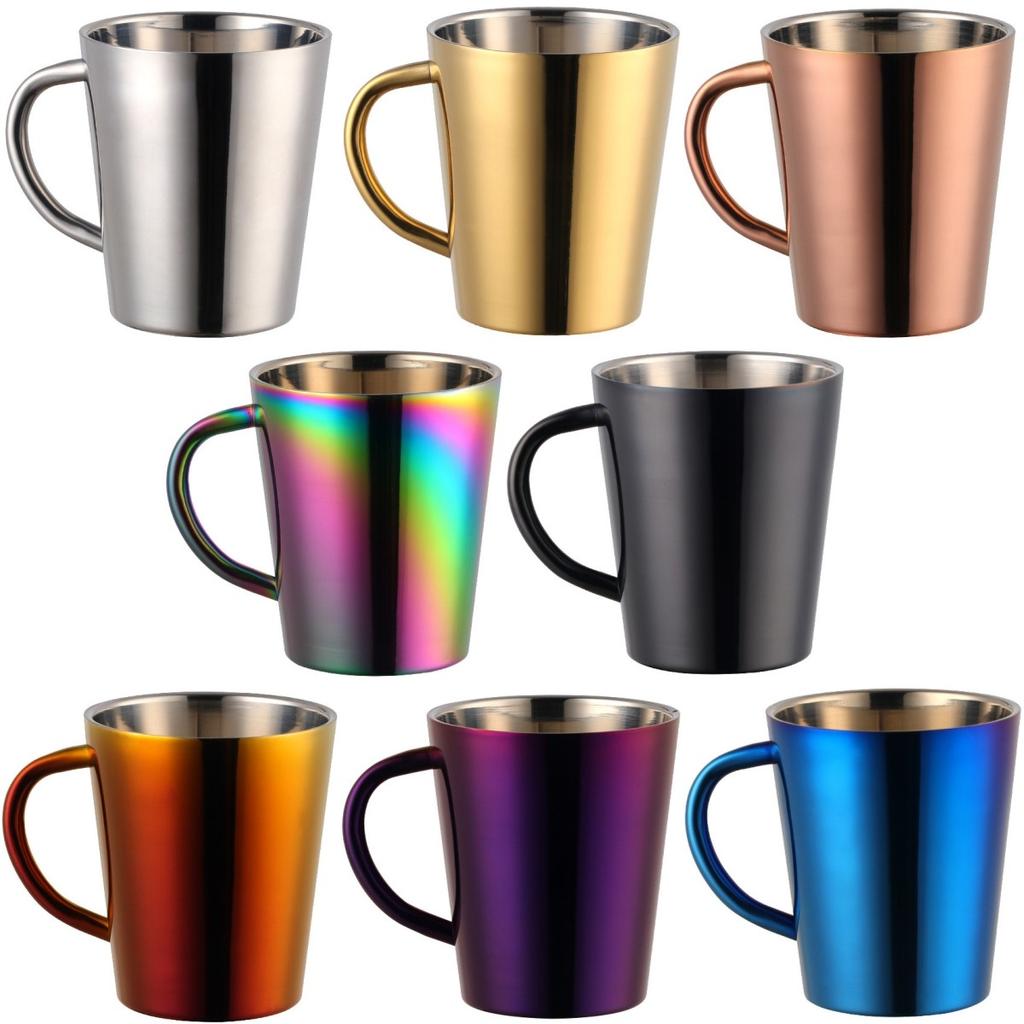 Hrnek, který zůstává horký nebo studený, dvojitá stěna, izolovaný hrnek o objemu 300 ml