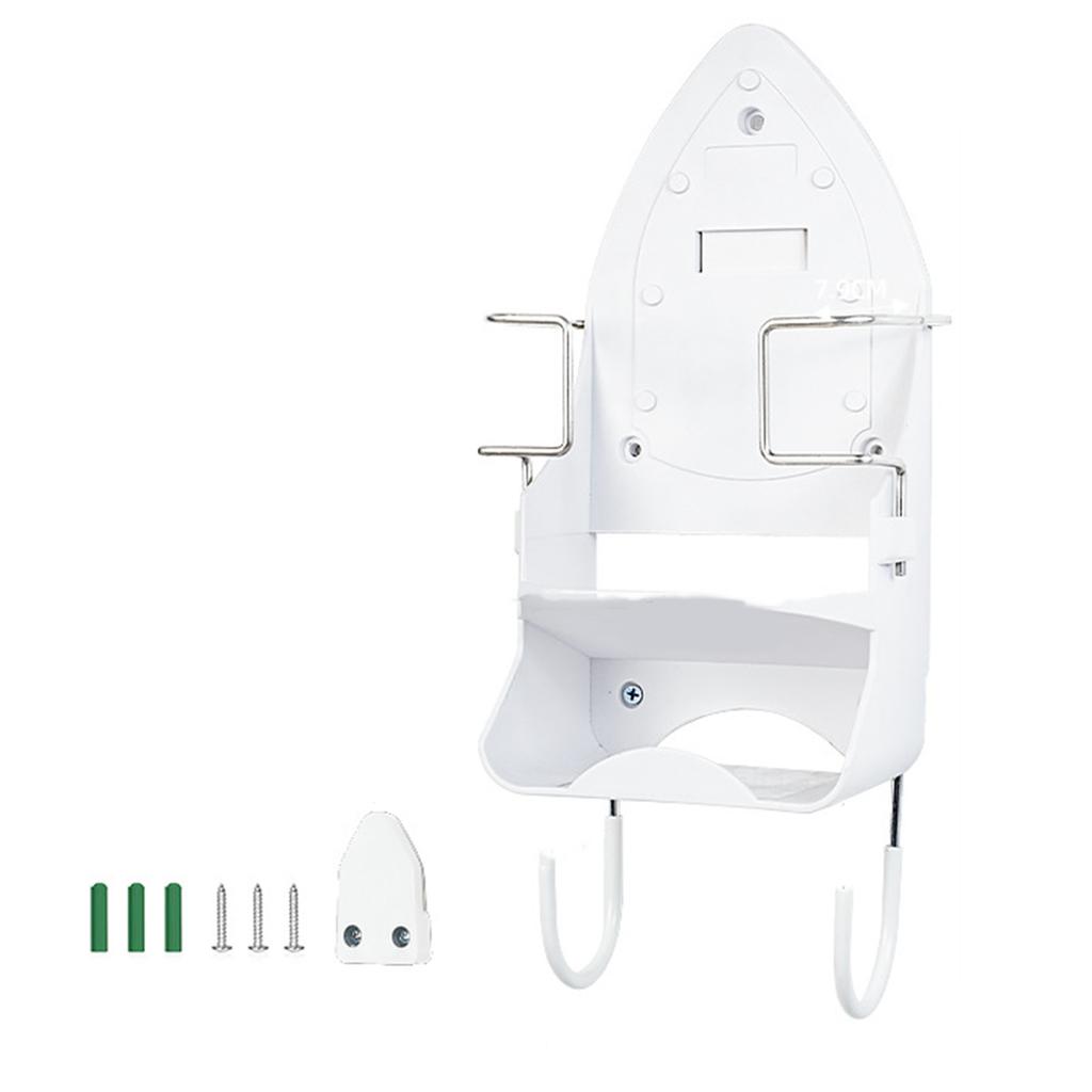 Durable Iron Holder Organizer With Hooks For Efficient Home Storage And Space Saving