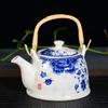 Bule de Porcelana Azul e Branco Chaleira de Viga Bule Japonês Argila Bules Yixing Bule de Café para Chá na Xícara Samovar Gaiwan Bar