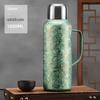 Premium Pure Titanium Double-Layer Insulated Kettle with Large Capacity, Titanium Alloy Inner Liner for Home Use and Stewing Tea.
