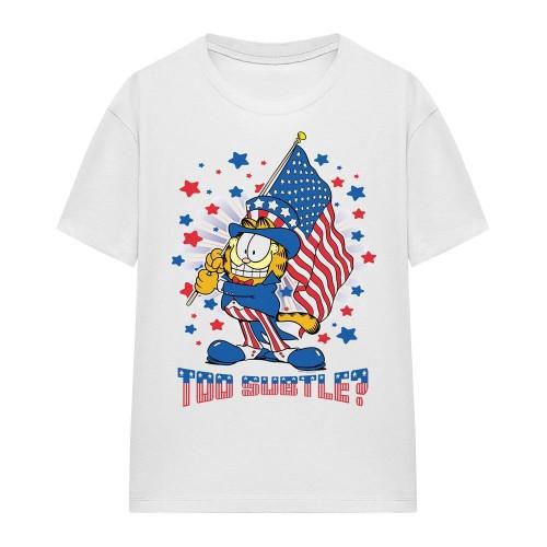 Garfield Unisexové dospělé decentní tričko