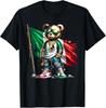 Stilvolles Teddybär Mexikanische Flagge Mexiko T-Shirt