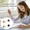 Embroidery Set DIY Craft With Pre Printing Pattern Thread Embroidery Hoop For Beginner Family Crafting Activity