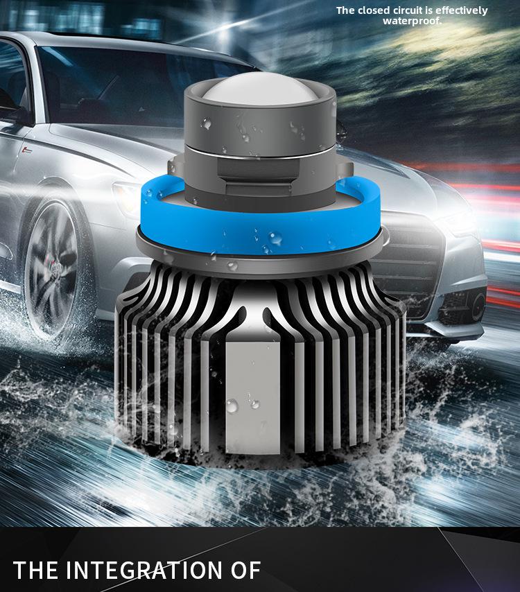 Dual-Color LED Automotive Fog Lights, H7 9005 9006 H11, Easy Installation