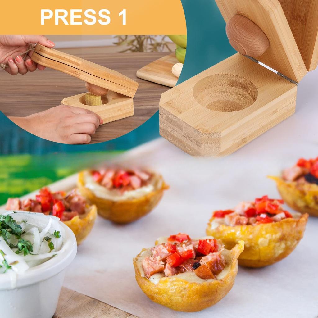 1Pc Wooden Banana Masher - Kitchen Banana Pancake Making Tool