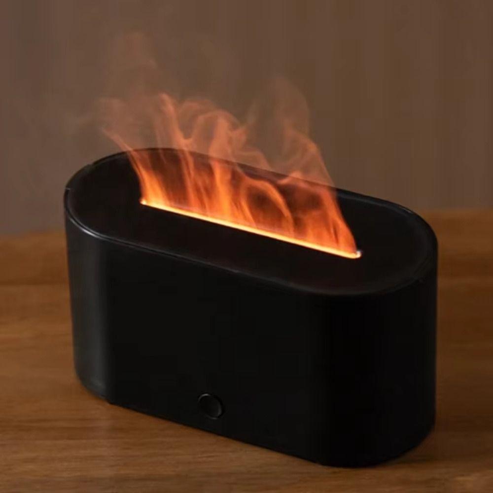 Colorful Light Essential Oil Aroma Diffuser Silent Operation Flame Aromatherapy Machine  Home Use