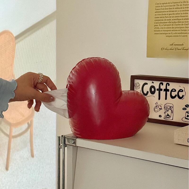 Beiyou Heart-Shaped Decorative Tissue Box