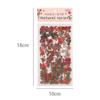 6 pcs/pack Adhesive PVC Plant Flower Sticker Nature Transparent Flower Stickers  Album