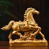 2026 Horse Year Wealth Success Decor Wooden Red Horse Figurine Ornament Symbolizing Good Luck Desktop Decoration Holiday Gift