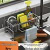 Sponge & Dishcloth Kitchen Storage Rack for Sink & Faucet