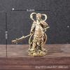 Brass Of War And Guan Gong Potrait God Of Wealth Buddha Statue Ornaments Home Crafts Coppe