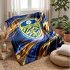 Coperta in Flanella con Stampa Leeds United, Morbida Calda Leggera Coperta da Divano Letto Campeggio