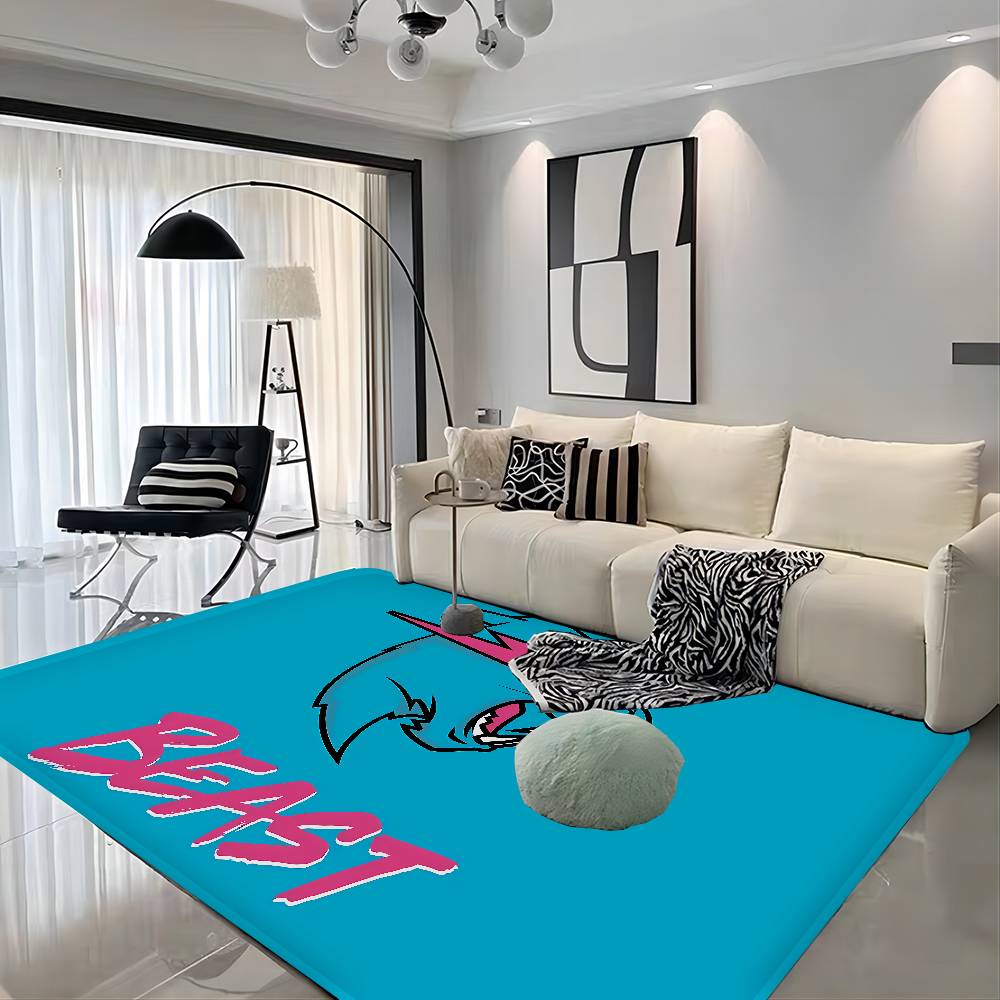 Individual Creato Mr-B-Beast Hallway Carpet Washable Non-Slip Living Room Sofa Chairs Area Mat Kitchen Doormat Area Rug