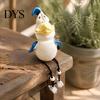 Outdoor Yard Art Decor Funny Chicken Art, Resin Rooster Statues, Unique Patio Balcony Accents Creative Sculptures for Garden Ornaments Modern