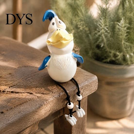 Outdoor Yard Art Decor Funny Chicken Art, Resin Rooster Statues, Unique Patio Balcony Accents Creative Sculptures for Garden Ornaments Modern