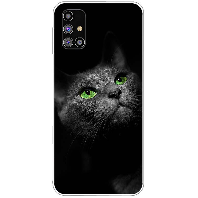 Do Samsung Galaxy A31 A51 A71 Etui Silikonowe Tylne Etui Telefoniczne Do Samsung A315 A515 A715 Miękkie Etui Zderzak Coque z Kreskówką