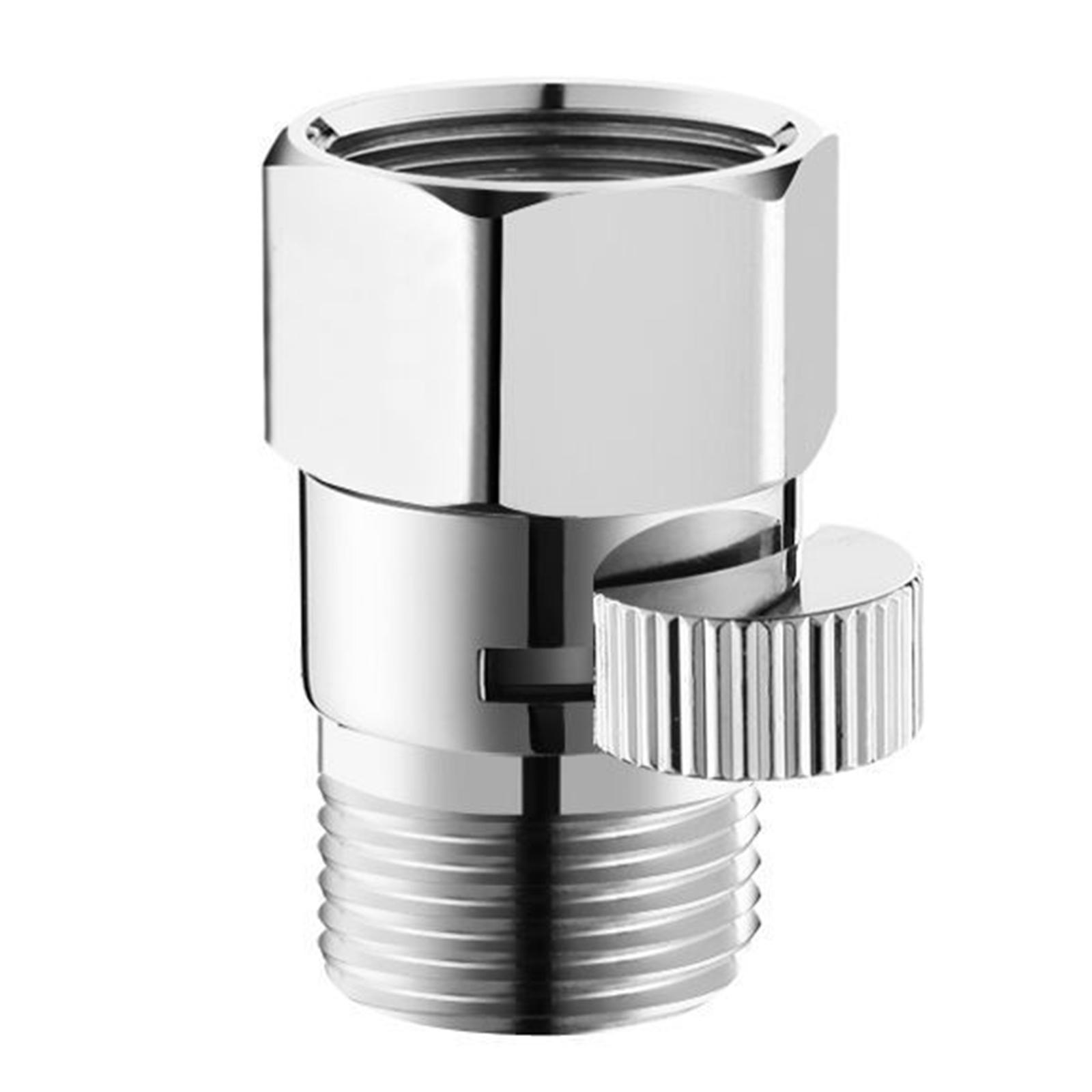 

1pcs Shower Head Flow Control Valve G1/2 Thread Cold Hot Water Stop Quick Control Bathroom Fixtures Water Flow Control Valve