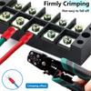 200PCS Insulated Wire Terminals Set Cold Press Electrical Connectors PVC Insulated Crimp Terminals For Home & Auto