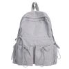 Large capacity schoolbag female junior high school student cute bow high school large backpack female student high value college backpack