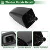 Motoforti Headlight Washer Nozzle, Headlamp Washer Jet Sprayer for Toyota Land Cruiser 1998-2007, Plastic, Black, No. 8504460060