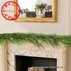 Christmas Norfolk Pine Rattan with Pine Needles & Cypress Vines - Artificial Greenery for Decoration & Landscaping