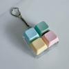 Kawaii Mini Mechanical Keyboard Clicker Fidget Toy Portable Keychain ASMR Sound Stress Relief Backpack Pendant Portable Gift Toy