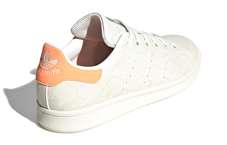 adidas Stan Smith Snakeskin Core White Beam Orange GS HP9723