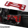 Red Central Control Air Conditioner Switch Adjust Trim Cover For Ford F150 +