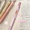 4pcs Creative Cat Style Gel Pen 0.5mm Quick Dry Writing Pen Press Pen Clip Gel Pen Office Supplies Black Gel Pen
