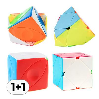 1+1 Skew Ivy Cube Set Special Diagonal Square Twist Cube 2 Pieces, Korea Puzzles