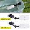 Dn15/DN20 Adjustable Floating Auto Fill Valve Automatic Fill Tank Water Level Control 1/2inch 3/4inch Plastic Float Ball Valve