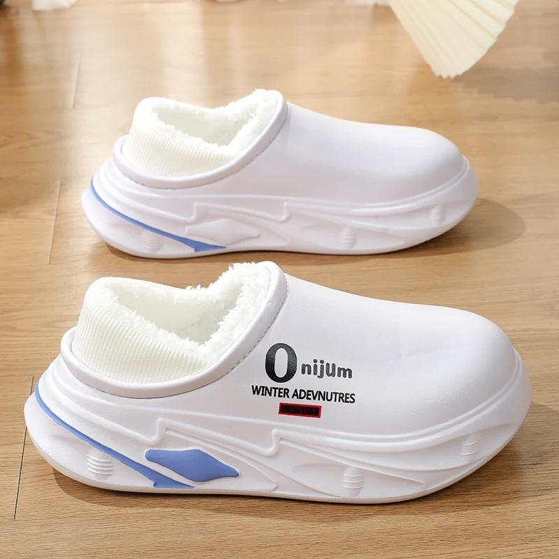 Hot Sale Men's Shoes Winter Platform Walking Slippers for Home Men Casual Slip-on Driving Lightweight Mans Slipper New Fashion