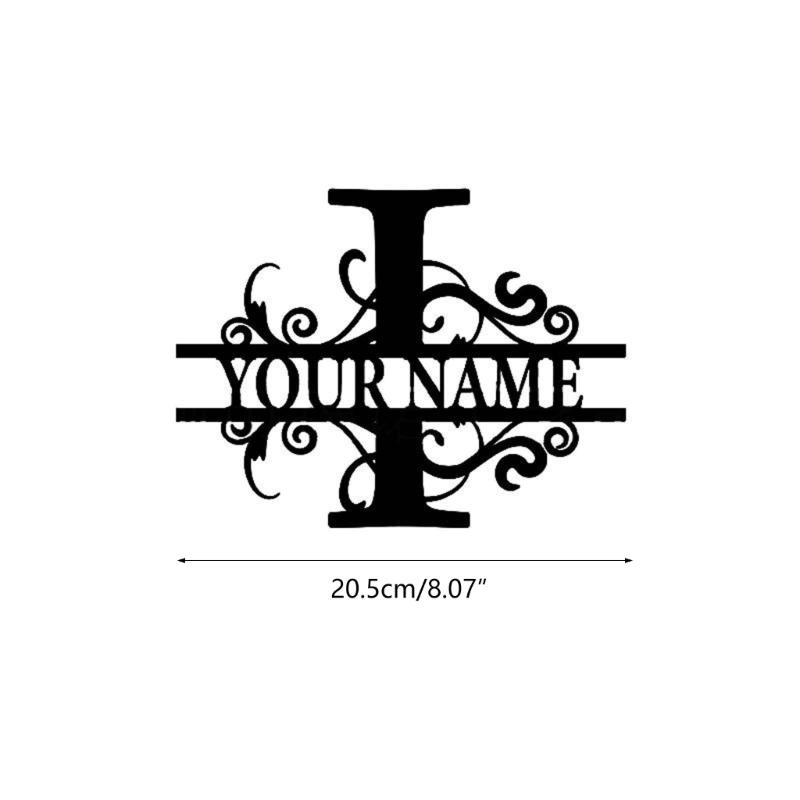 Multipurpose Letters Sign Wrought Iron Decor Ornament Crafts Supplies for Indoor Outdoor Garden Yard Decoration Gift