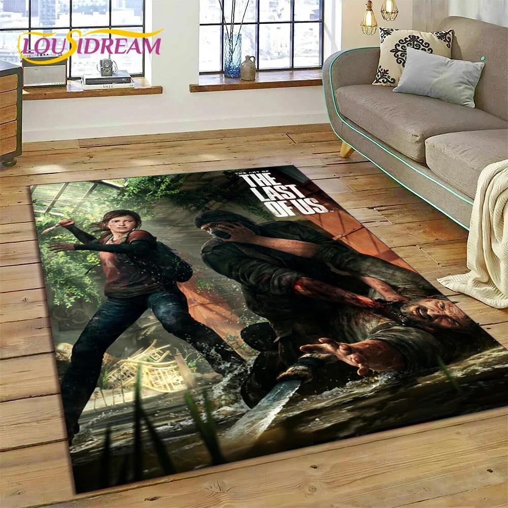 

3D Килим The Last of Us Жахи Гра Телевізор Джоел Педро для Вітальні Спальні Домашній Декор, Нековзна Прикраса для Дивана Килимок для Входу Подарунки 120x160cm( 47x62in )