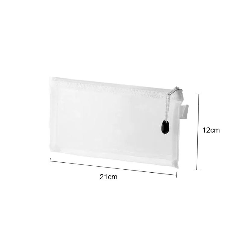 A4/A5/A6 Mesh Zipper Pouch Document Bag Waterproof Zip File Folder School Office