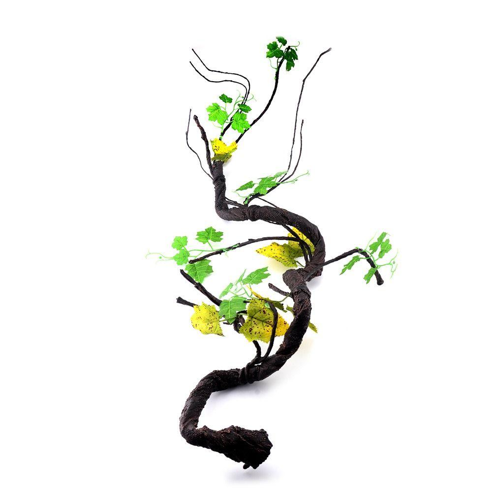 Flexible Plastic Jungle Vines Branches Simulation Jungle Climbing Branches  Bearded Dragon