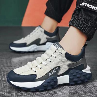 Modne Męskie Buty Nowe Jesienne Buty Casual Modne na Grubej Podeszwie Oddychające Buty Sportowe Outdoorowe Casualowe Wygodne Buty do Biegania