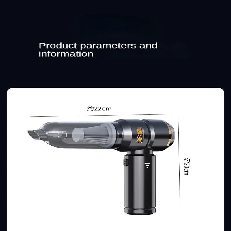 New 39000PA Car Vacuum Cleaner High Power Portable Handheld Cordless Brushless Motor Cleaner Powerful Air Dust Remover Suitable for Home Appliances