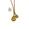 High Version Zircon Gourd Pendant Woven Rope Necklace Women'S Retro New Chinese Fashion Versatile Neck Chain Sweater Chain