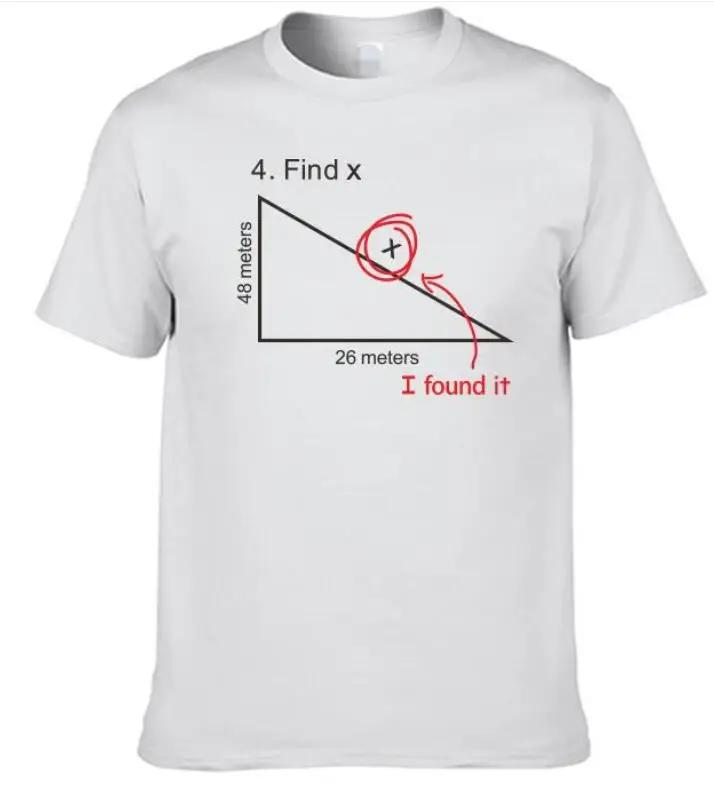 Women's round Collar Short Sleeve T-shirt INS Fashion Mathematical Formula Print Casual Summer Top Polyester Fabric