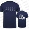 1N23456 Motorcycle Heartbeat Gear Shift Print T Shirt Motorbike Tee Print Race T-Shirt Autocycle Motorbike Speedometer T Shirt